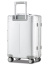 Алюминиевый чемодан на защелках со съемными колесами Verage GM20025W19 Birmingham Spinner S 53 см GM20025W19 Silver - фото №11