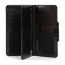 Женский кожаный кошелек Cangurione 2103 Croco Lady Wallet 2103 Black - фото №2
