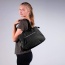 Женская сумка Hedgren HAUR06 Aura Handbag Glitz RFID HAUR06/003-02 003 Black - фото №4