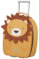 Детский чемодан Samsonite KD7*011 Happy Sammies Eco Upright 45 см Lion Lester KD7-16011 16 Lion Lester - фото №1