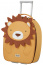 Детский чемодан Samsonite KD7*011 Happy Sammies Eco Upright 45 см Lion Lester