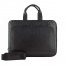 Кожаная сумка для ноутбука Tony Perotti 330110 Italico 15″ 330110/1 1 Чёрный - фото №1