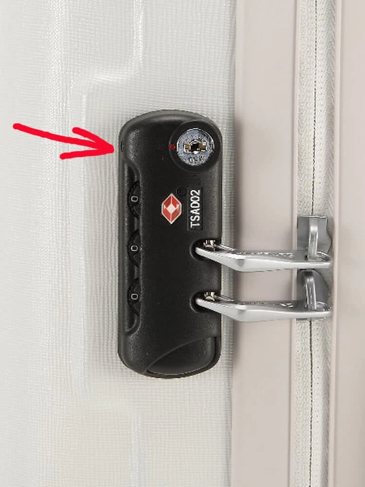 Сброс кода у чемоданов Samsonite коллекция Andover