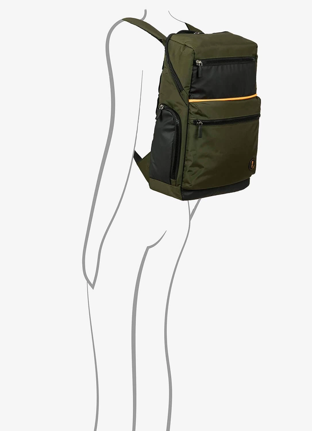 Рюкзак со светодиодной полосой BY by Bric's B3Y04491 Eolo Business Backpack 17″