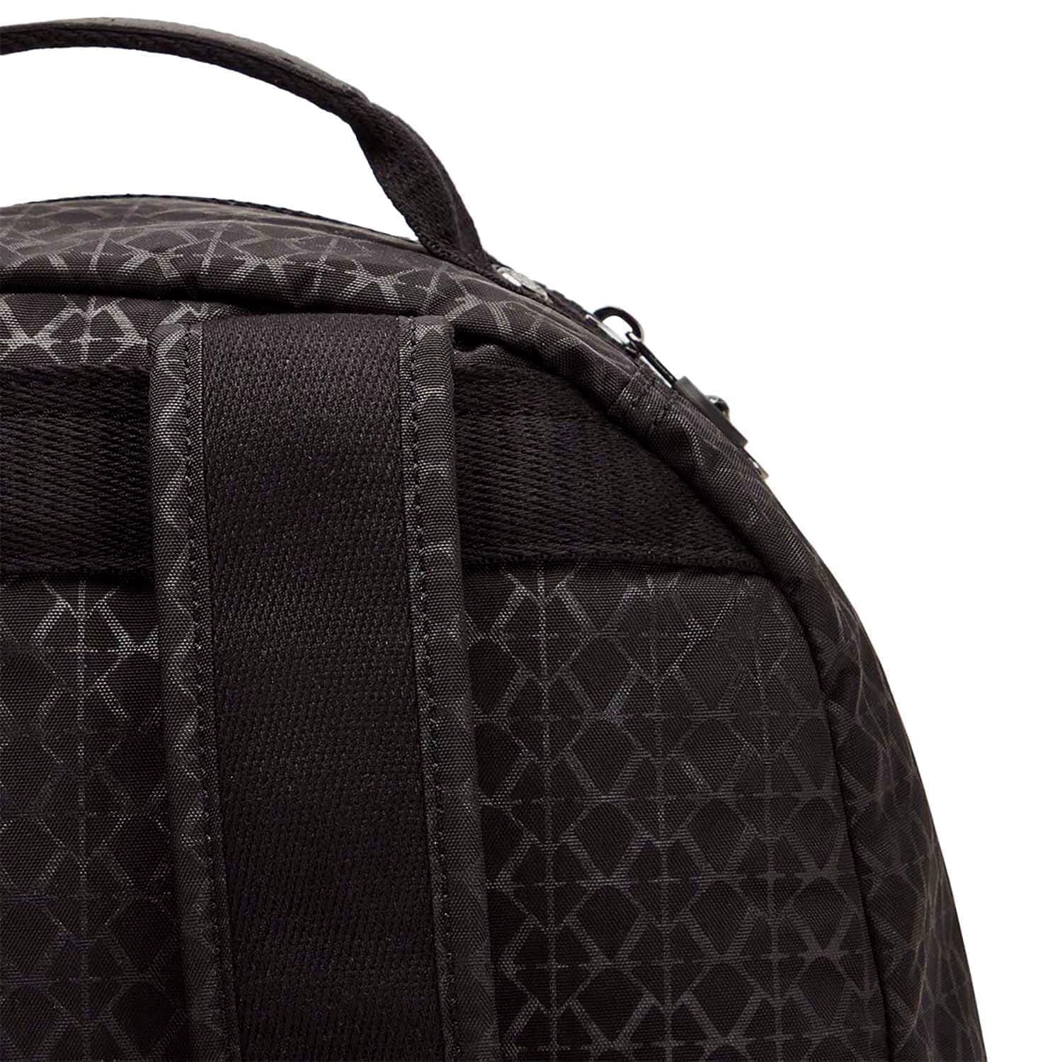 Женский рюкзак для ноутбука Kipling KI4034K59 Seoul Large Backpack 15″ Signature Emb