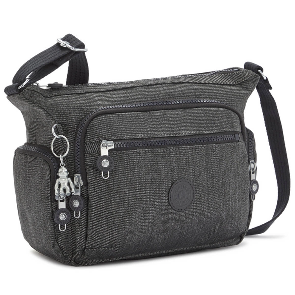 Женская сумка через плечо Kipling KI289978S Gabbie S Crossbody Bag Black Peppery