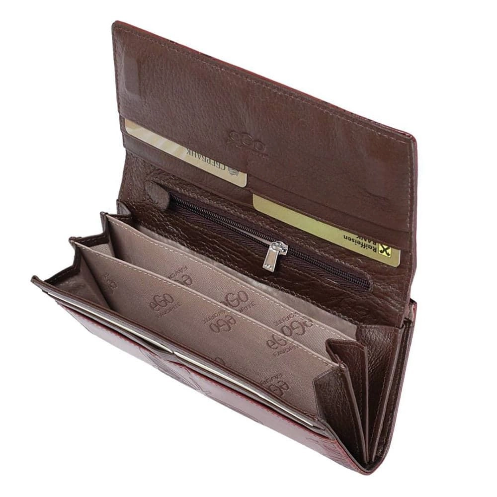 Большой женский кошелек Ego Favorite 09-0014M из натуральной кожи