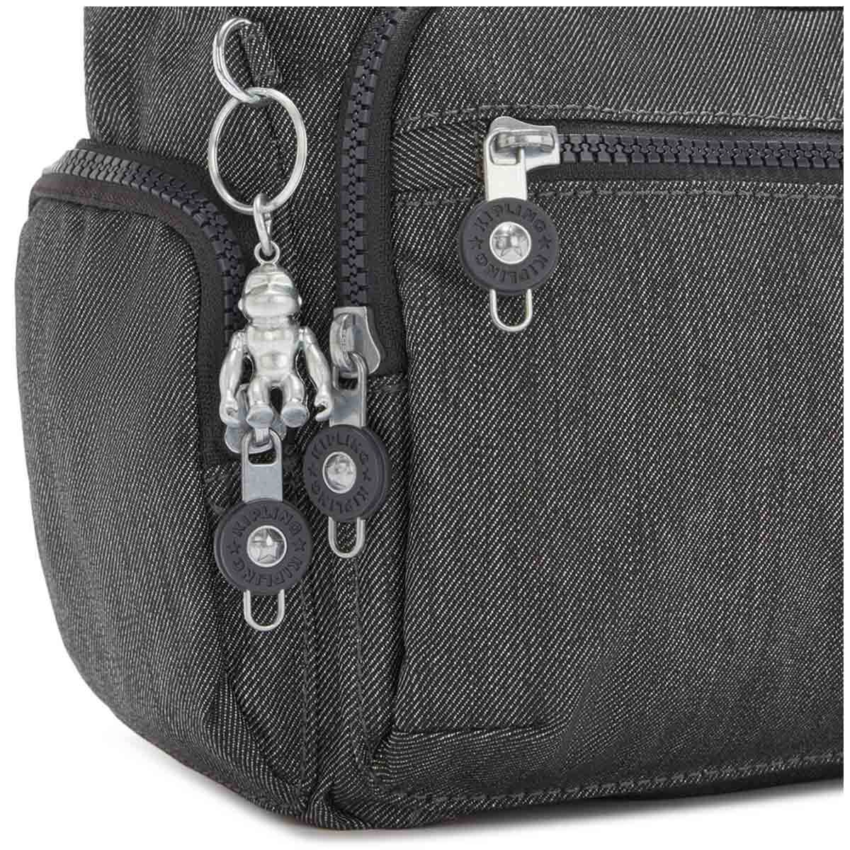 Женская сумка через плечо Kipling KI289978S Gabbie S Crossbody Bag Black Peppery