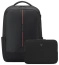 Рюкзак для ноутбука Roncato 412290 Clayton Laptop Backpack 17″ USB 412290-99 99 Black/Red - фото №4