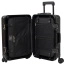 Алюминиевый чемодан на защелках Robinzon RA903-A Wellington Spinner S 53 см RA903-A-01 01 Black - фото №2