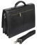 Кожаный классический портфель Ego Favorite 033-2799-01 с отделением для ноутбука 14″ 036-2799-01 Чёрный глянцевый - фото №7