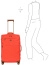 Чемодан Bric's с колесами Hinomoto BXL58139 X-Collection X-Bag 27″ Spinner With Frame 71 см BXL58139.209 209 Poppy - фото №3