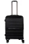 Чемодан с портпледом и амортизаторами Eberhart 01B*424 Bounce Spinner M 68 см Expandable 01B-009-424 009 Black - фото №4