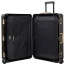 Алюминиевый чемодан на защелках Robinzon RA901-A Wellington Spinner L 76 см RA901-A-41 41 Retro Black - фото №2