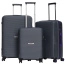 Чемодан на колёсах Robinzon RP121-2 Santorini Contrast Spinner L 77 см RP121-2-85 85 Dark Amethyst - фото №11