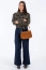 Замшевая женская сумка через плечо Ego Favorite 25-5803-Z 25-5803-Z Рыжий - фото №7