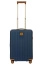 Чемодан Bric's с колесами Hinomoto BRK28027 Capri 21″ Trolley S 55 см BRK28027.606 606 Matte Blue - фото №5