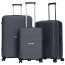 Чемодан на колёсах Robinzon RP123-2 Santorini Contrast Spinner S 55 см RP123-2-85 85 Dark Amethyst - фото №11
