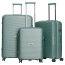 Чемодан на колёсах Robinzon RP121-3 Santorini Deluxe Spinner L 77 см RP121-3-87 87 Mist Green - фото №10