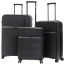 Чемодан на колёсах Robinzon RP112-3 Madeira Deluxe Spinner M 67 см RP112-3-31 31 Brilliant Black - фото №9