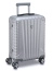 Алюминиевый чемодан на защелках Roncato 418353 Uno AL Spinner S 55 см 418353-25 25 Silver - фото №1