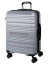 Чемодан с портпледом и амортизаторами Eberhart 01B*424 Bounce Spinner M 68 см Expandable 01B-008-424 008 Silver - фото №1