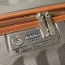 Чемодан премиум с кожаной отделкой Roncato 5222 E-Lite M Trolley 72 см 5222-3445 3445 Titanium/Cognac - фото №8