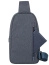 Рюкзак-сумка на одно плечо Rivacase 7711 Galapagos Sling Bag 10″ 7711 Dark Grey - фото №7