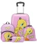 Детский набор чемодан, рюкзак, мешок и пенал Roncato 441011 Looney Tunes Kids Baby Trolley 46 см 441011-11 11 Tweety - фото №1