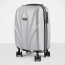 Чемодан с портпледом, амортизаторами и стопором Eberhart 07L*420 Lotus 2.0 S 55 см USB  07L-008-420 008 Silver - фото №1