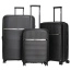 Чемодан на колёсах Robinzon RP2151-S Madeira Space Spinner L 76 см Exp RP2151-S-01 01 Black - фото №10