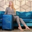 Чемодан на колёсах Eberhart 42E*424 Elemental Spinner M 66 см Expandable 42E-005-424 005 Grey Blue - фото №4