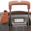 Чемодан премиум с кожаной отделкой Roncato 5222 E-Lite M Trolley 72 см 5222-3445 3445 Titanium/Cognac - фото №6