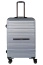 Чемодан с портпледом и амортизаторами Eberhart 01B*428 Bounce Spinner L 79 см 01B-008-428 008 Silver - фото №4