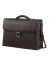 Кожаный портфель для ноутбука Samsonite 17N*002 Sygnum Briefcase 3 Gussets 15.6″ 17N-07002 07 Dark Brown - фото №1