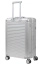 Алюминиевый чемодан на защелках Robinzon RA7502-M Manhattan Spinner M 67 см RA7502-M-25 25 Silver - фото №4