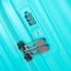 Чемодан на колесах с амортизаторами Eberhart 03L*420 Lotus Spinner S 55 см 03L-024-420 024 Tiffany Blue - фото №7