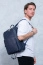 Кожаный мужской рюкзак Ego Favorite 06-1455 06-1455 Синий - фото №6