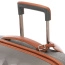 Чемодан премиум с кожаной отделкой Roncato 5222 E-Lite M Trolley 72 см 5222-3445 3445 Titanium/Cognac - фото №11