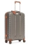 Чемодан премиум с кожаной отделкой Roncato 5222 E-Lite M Trolley 72 см 5222-3445 3445 Titanium/Cognac - фото №5