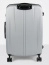 Чемодан с весами, портпледом, амортизаторами и стопором Eberhart 07L*428 Lotus 2.0 L 77 см Exp 07L-008-428 008 Silver - фото №5