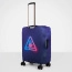 Чехол на средний чемодан Eberhart EBH982-M Not Yours Suitcase Cover M EBH982-M Фиолетовый - фото №2