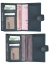 Кожаная обложка для паспорта и автодокументов Ego Favorite 306-0150М с отделениями для карт 306-0150М Бирюзовый - фото №2