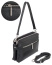 Женская сумка кросс-боди Ego Favorite 25-9914 из натуральной кожи 25-9914 Чёрный - фото №3