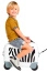 Детский чемодан-каталка Samsonite CK8-05001 Dream Rider Suitcase Zebra Zeno CK8-05001 05 Zebra Z. - фото №3