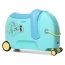 Детский чемодан-каталка с поворотными колесами Samsonite CT2-11001 Dream Rider Deluxe Elephant Blue CT2-11001 11 Elephant Blue - фото №1
