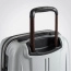 Чемодан с портпледом, амортизаторами и стопором Eberhart 07L*420 Lotus 2.0 S 55 см USB  07L-008-420 008 Silver - фото №6