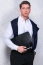 Кожаная папка А4 с ручкой Ego Favorite 031-3866-10 036-3866-10 Black - фото №3