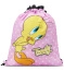 Детский набор чемодан и мешок Roncato 441001 Looney Tunes Kids Baby Trolley 46 см 441001-18 11 Tweety - фото №5