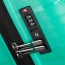 Чемодан Eberhart 46W*424 Wave Spinner M 66 см 46W-022-424 022 Parrot Green - фото №7